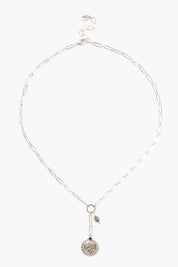 Josephine Coin Necklace Silver