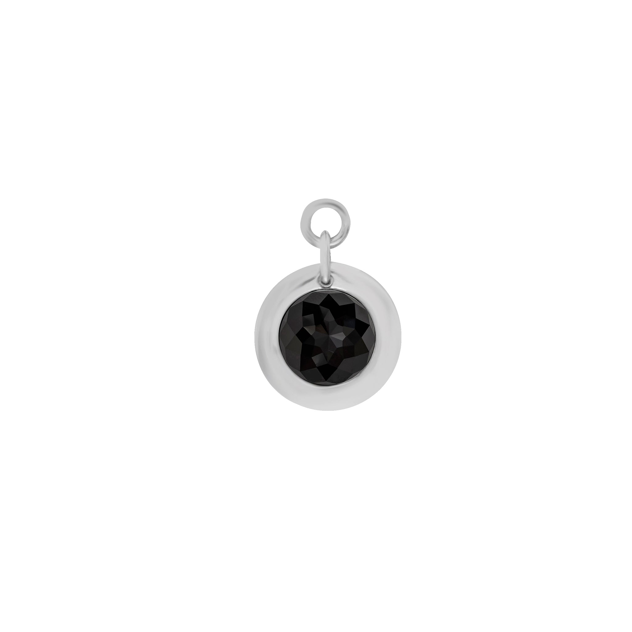 Circle Earring Charm (Silver)