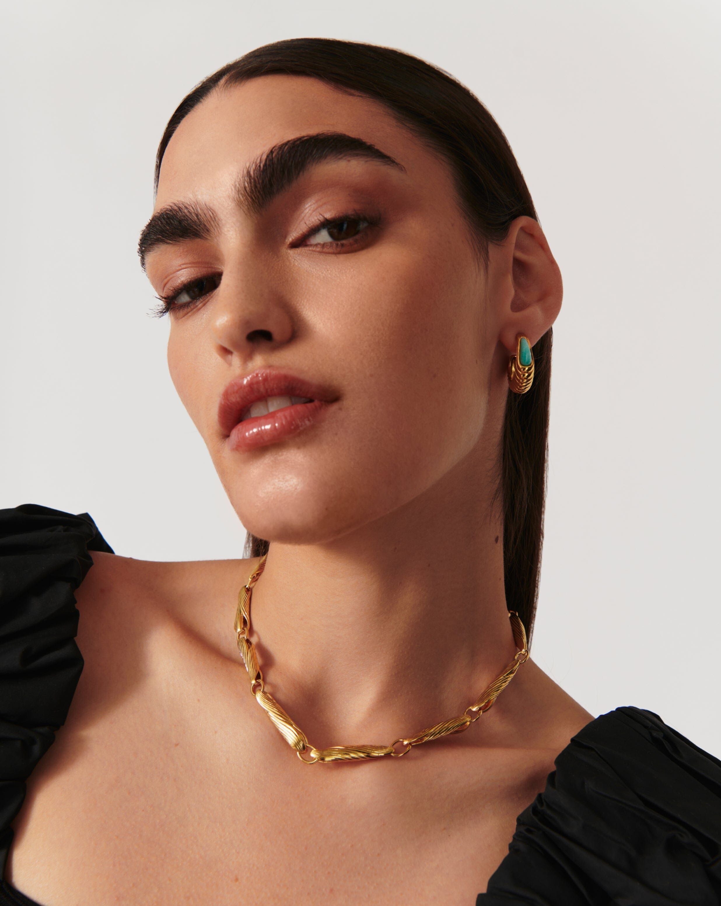 Wavy Ridge Gemelli Chunky Choker