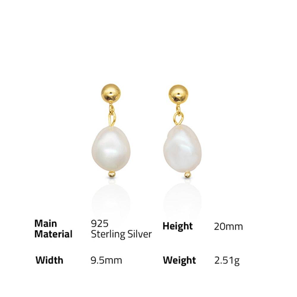 Classic Baroque Pearl Earring