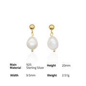 Classic Baroque Pearl Earring