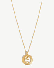 Zodiac Constellation Pendant Necklace - Aquarius | 18k Gold Vermeil/Aquarius