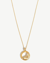 Zodiac Constellation Pendant Necklace - Leo | 18k Gold Vermeil/Leo